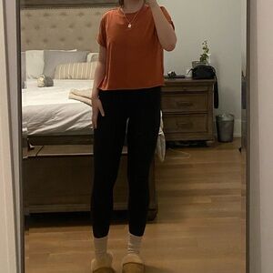 Burnt Red/Orange Short Sleeve